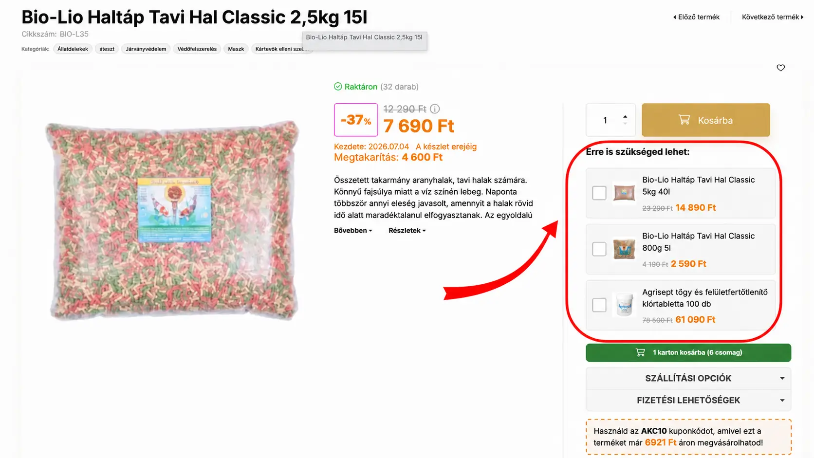 UNAS fejlesztés bemutató kép