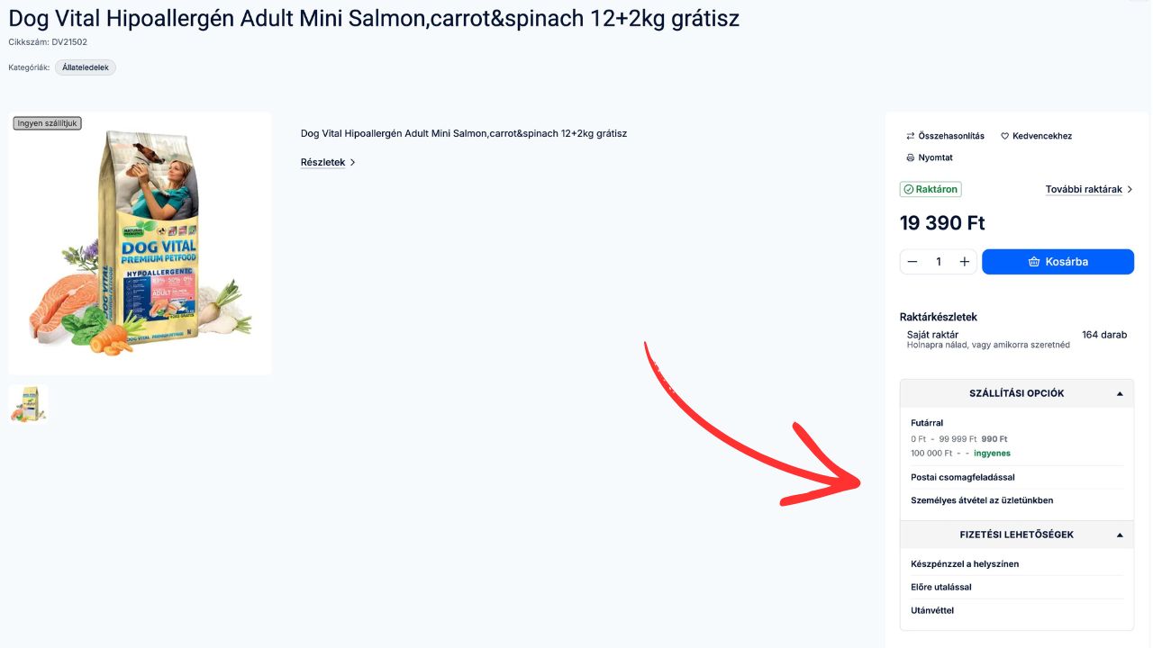 Sz&aacute;ll&iacute;t&aacute;si &eacute;s fizet&eacute;si m&oacute;dok a term&eacute;koldalon