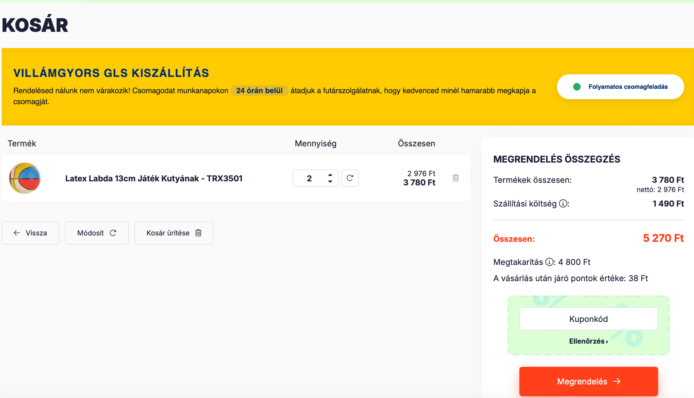 Tartalom elhelyezés